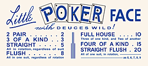 Little Poker Face Card